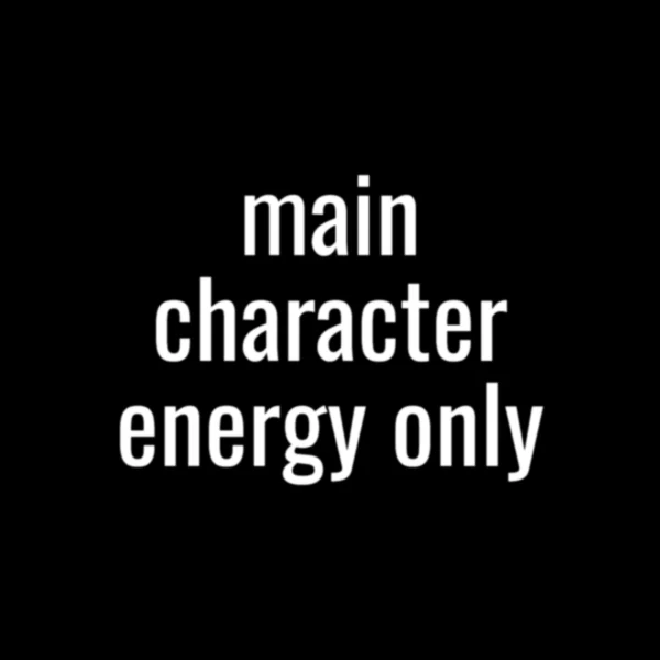 main character energy only – Oswald · black