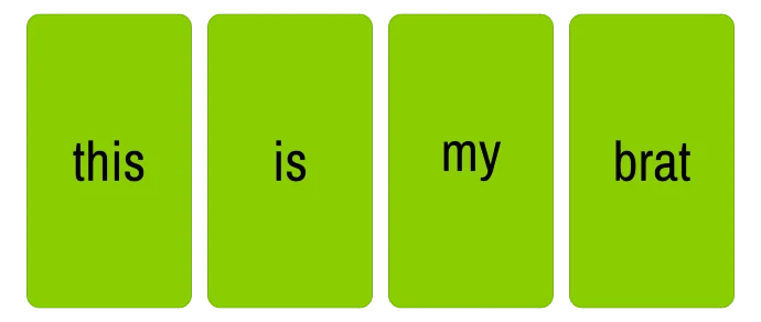 this is my brat era – Word animation · 4 frames