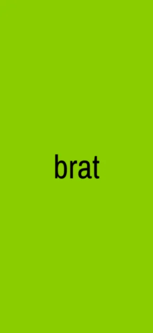 brat – iPhone wallpaper